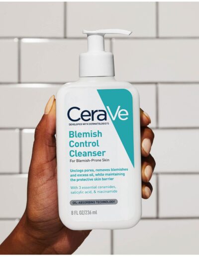 CeraVe Blemish Control Face Cleanser with 2% Salicylic Acid & Niacinamide for Blemish-Prone Skin 236ml